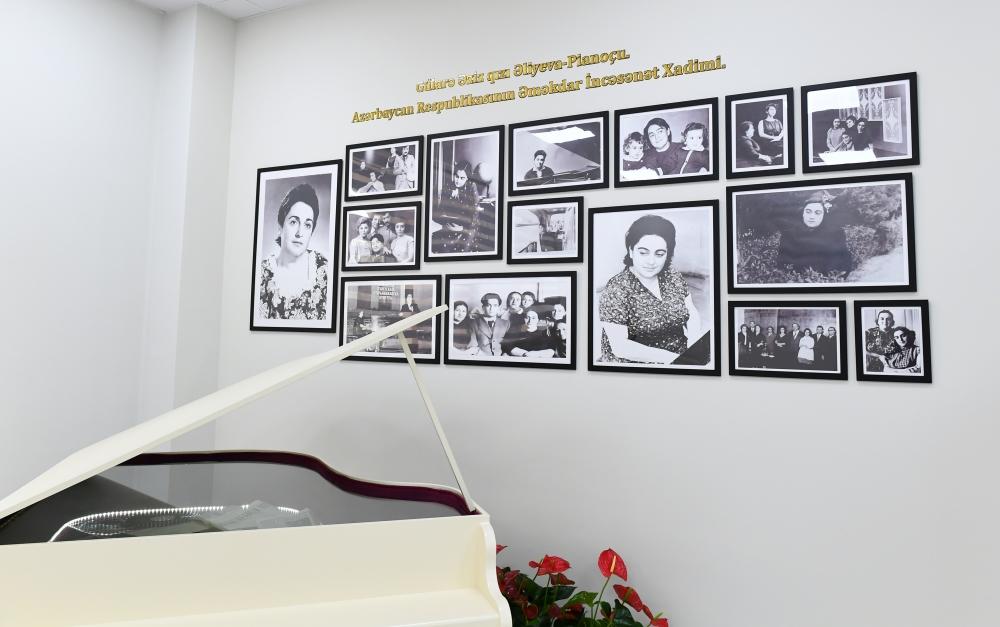 Первый вице-президент Мехрибан Алиева приняла участие в открытии нового здания Детской школы искусств в поселке Бюльбюля