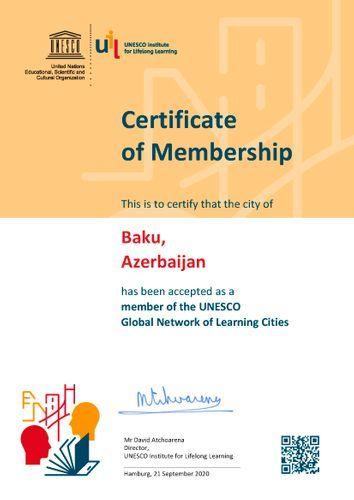 Азербайджанские города избраны членами Глобальной сети обучающихся городов ЮНЕСКО