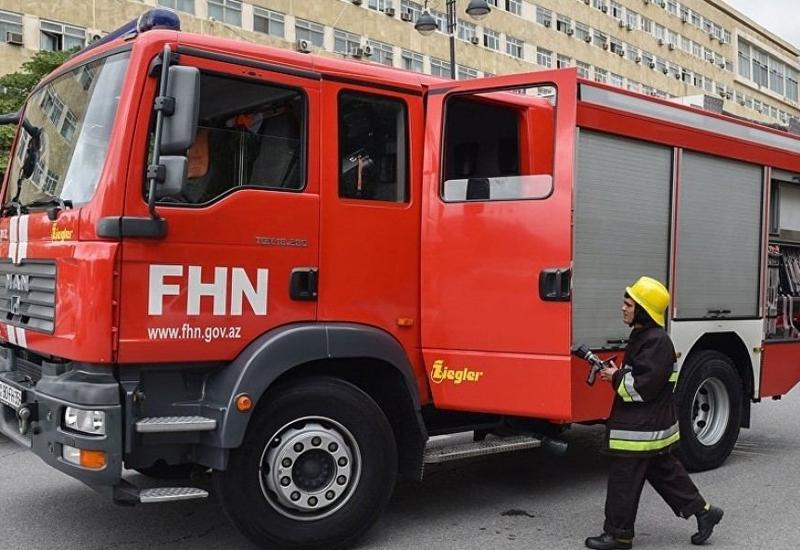 Bakıda yaşayış binasında yanğın