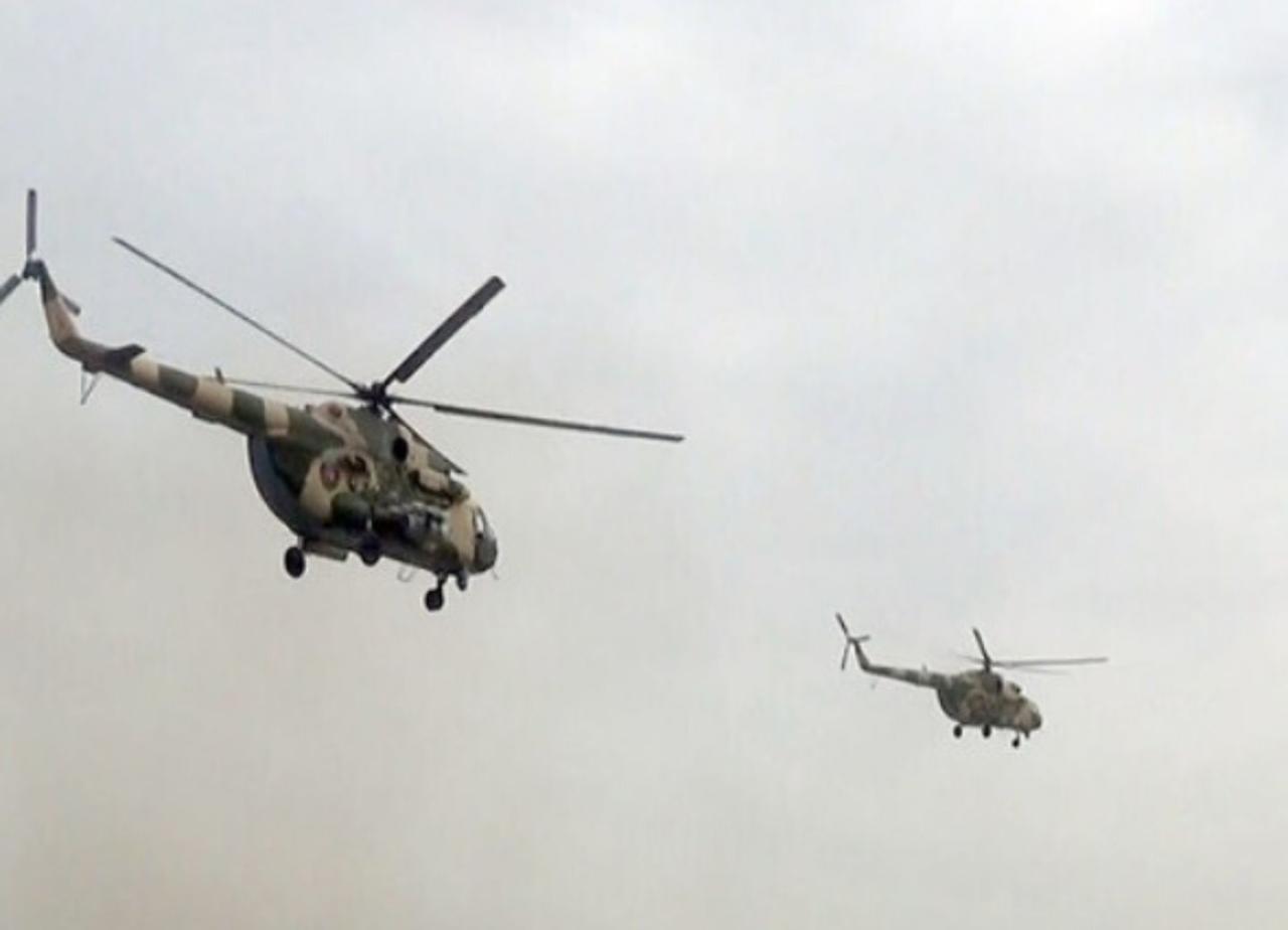 В Тертерском районе сбит вертолет ВВС Азербайджана, экипаж выжил
