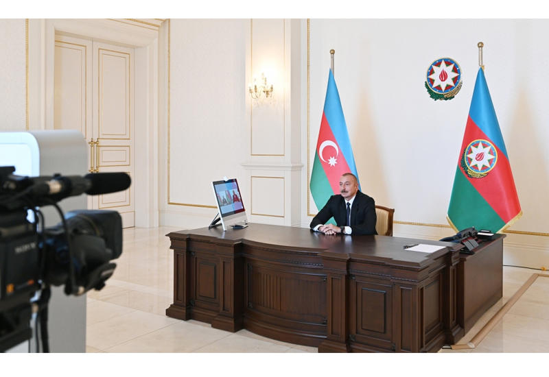 Президент Ильхам Алиев дал интервью телеканалу “Euronews”