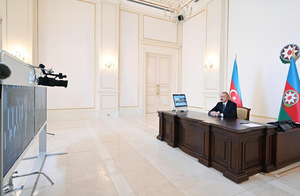 Президент Ильхам Алиев дал интервью Дмитрию Киселеву для российского агентства РИА Новости