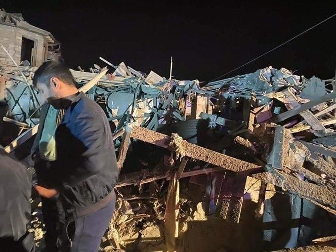 В результате обстрела Гянджи погибли 14 человек, 55 раненых