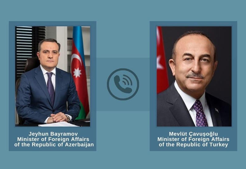 Ceyhun Bayramovun türkiyəli həmkarı ilə telefon danışığı olub