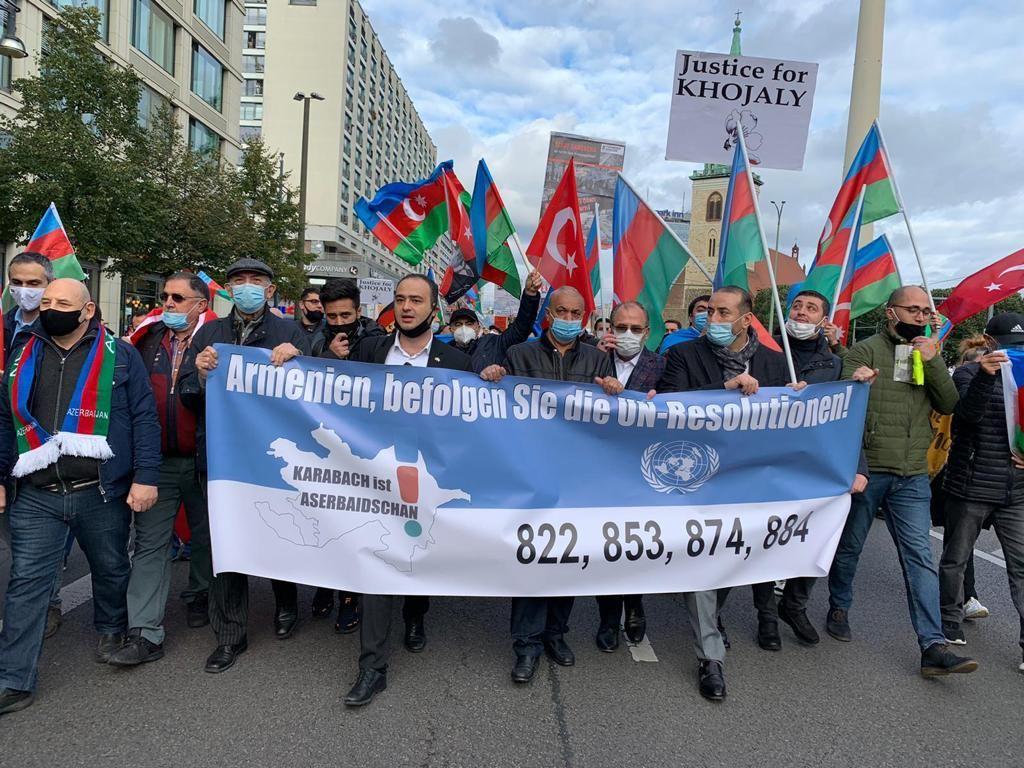 В Германии прошла акция против армянского фашизма