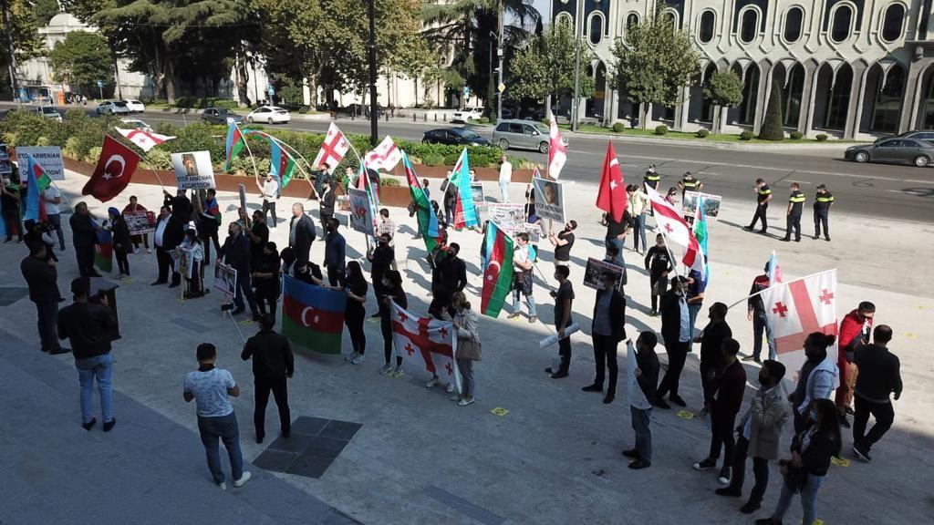 В Грузии прошла акция протеста против армянского фашизма