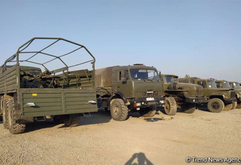 Военная техника, брошенная армянами на поле боя