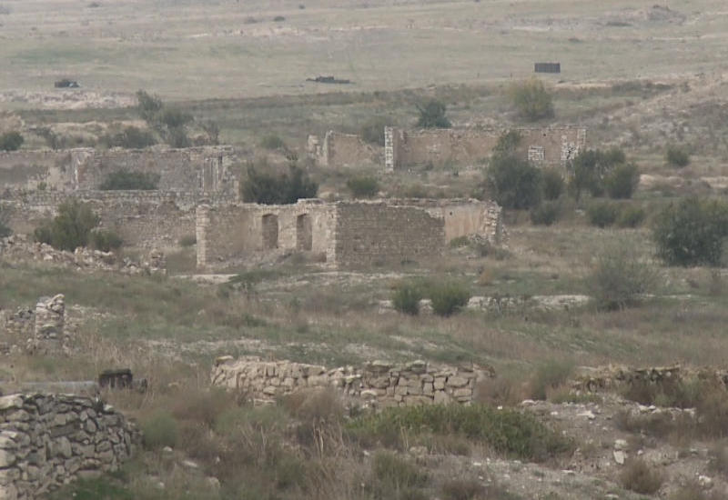 Освобожденное от армянской оккупации село Минбашилы Джебраильского района