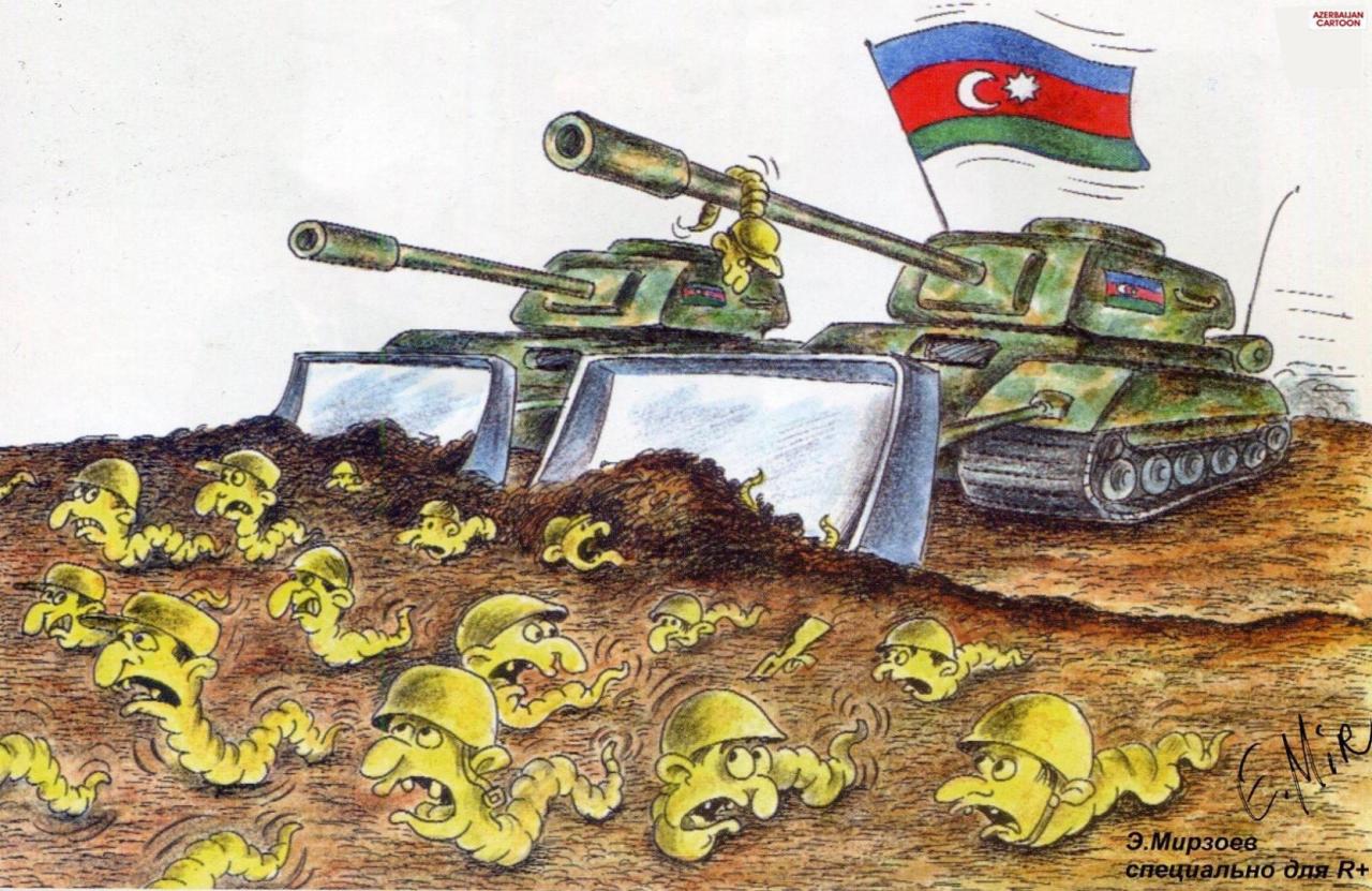 Уродливое лицо армянского фашизма в карикатурах