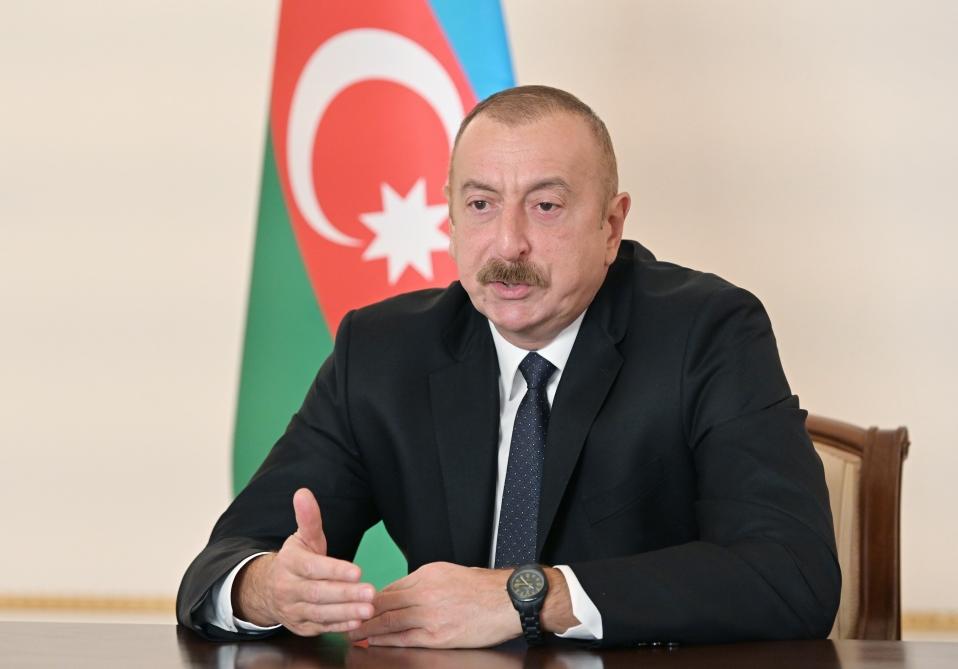 Президент Ильхам Алиев дал интервью итальянскому телеканалу Rai-1