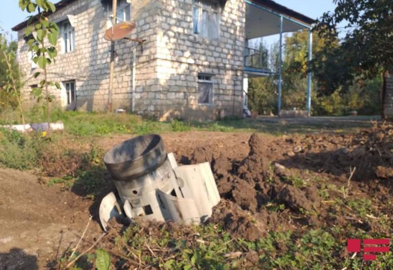 Выпущенная армянами ракета попала во двор жителя Тертера
