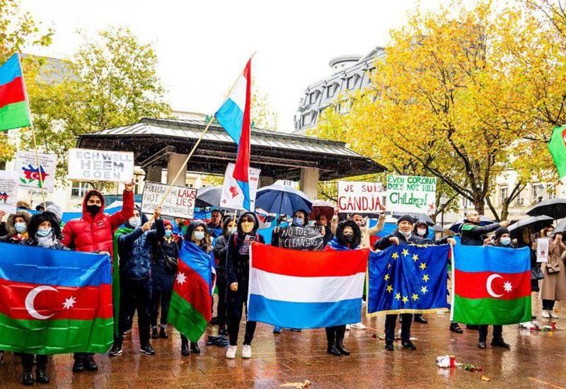 Lüksemburqda erməni vandalizminə qarşı etiraz aksiyası keçirilib
