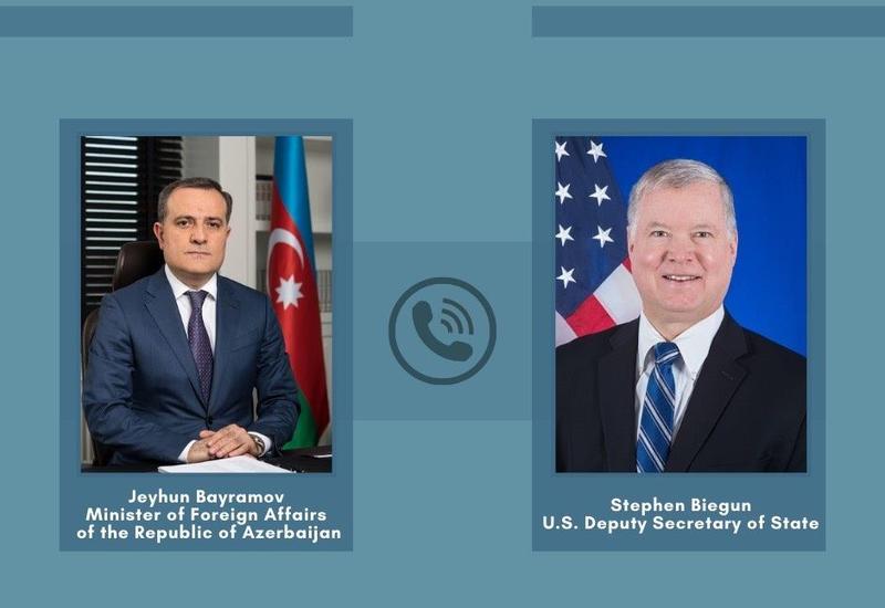 Джейхун Байрамов сообщил заместителю госсекретаря США об армянском обстреле Барды