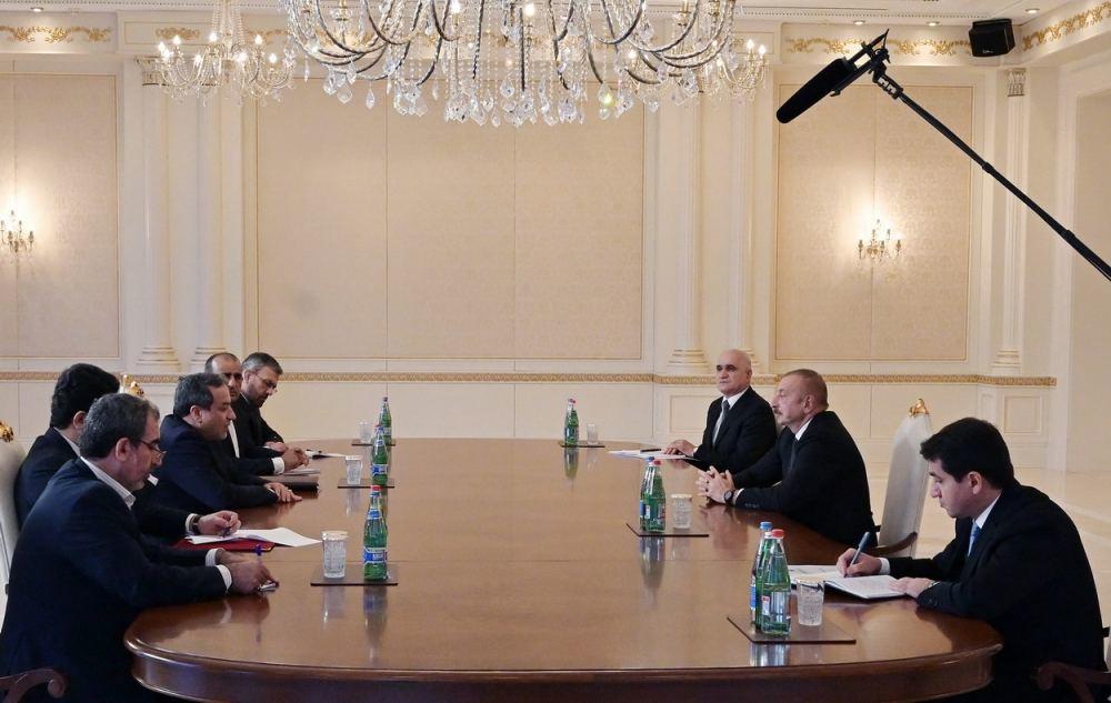Президент Ильхам Алиев принял делегацию во главе со специальным представителем Президента Ирана