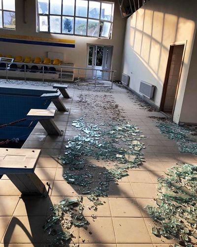 В результате армянского обстрела Барды пострадал олимпийский спортивный центр