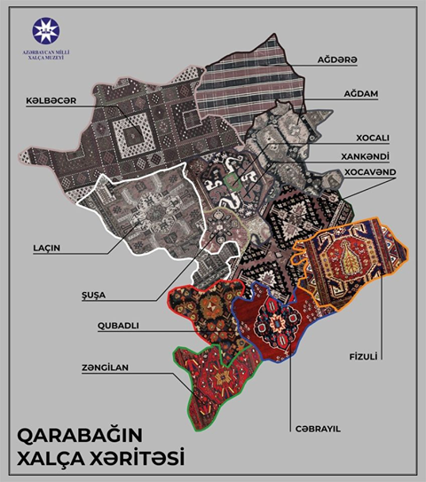 Представлена "Карабахская ковровая карта" Азербайджана