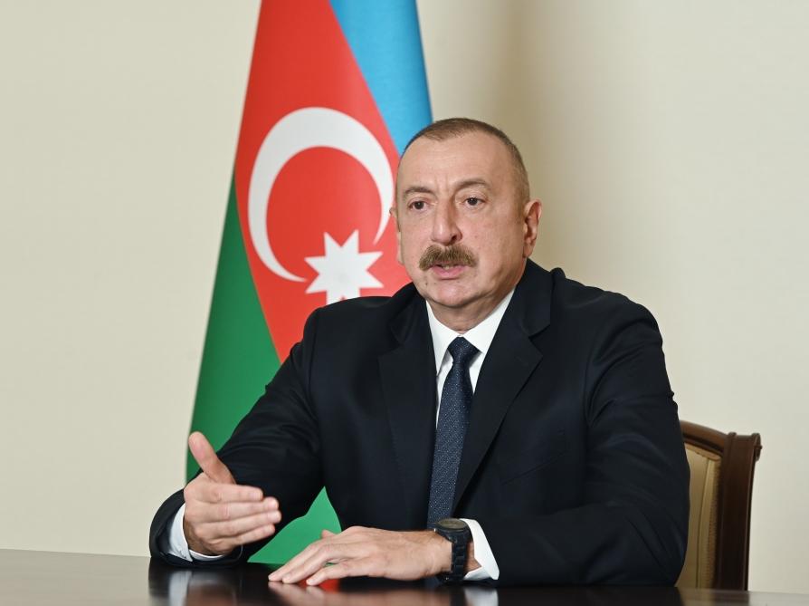 Президент Ильхам Алиев дал интервью испанскому агентству EFE