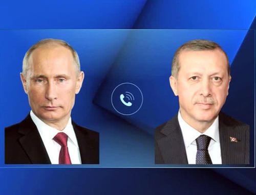 Эрдоган и Путин обсудили по телефону ситуацию в Нагорном Карабахе