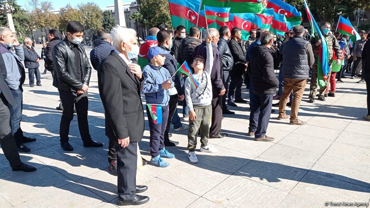 Вот как Гянджа празднует освобождение города Шуша от армянской оккупации