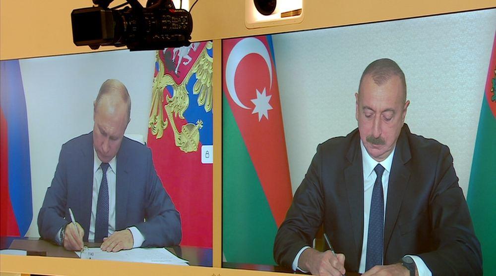 Azərbaycan Prezidenti İlham Əliyev və Rusiya Prezidenti Vladimir Putin videokonfrans formatında görüşüblər