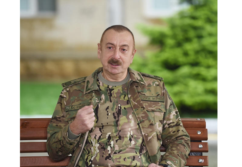 Президент Ильхам Алиев: В достижении этой победы очень большую роль сыграла политическая и моральная поддержка Турции