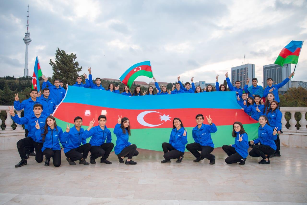 Азербайджанские волонтеры выразили благодарность Верховному Главнокомандующему Ильхаму Алиеву и Первому вице-президенту Мехрибан Алиевой по случаю победы в Карабахе