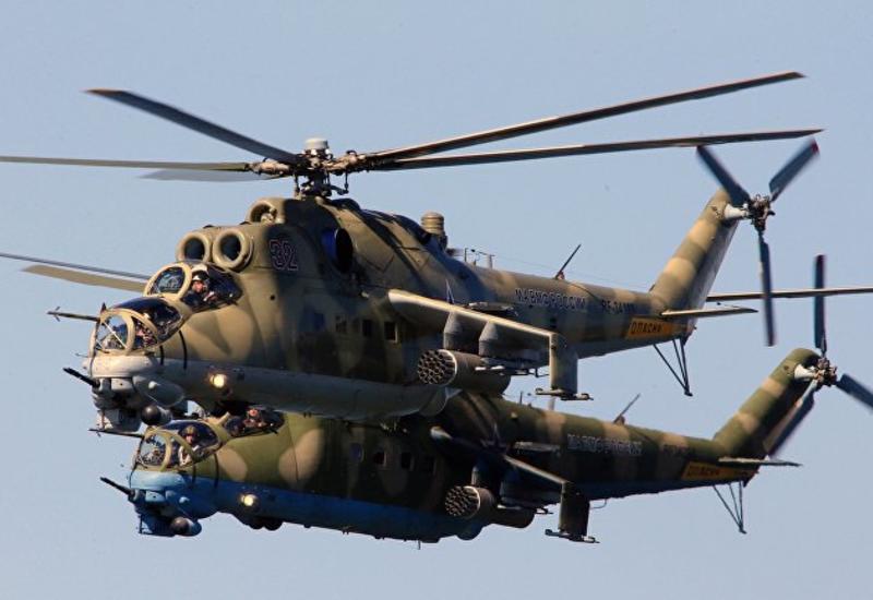 Переброска вертолетов для российских миротворцев в Карабах