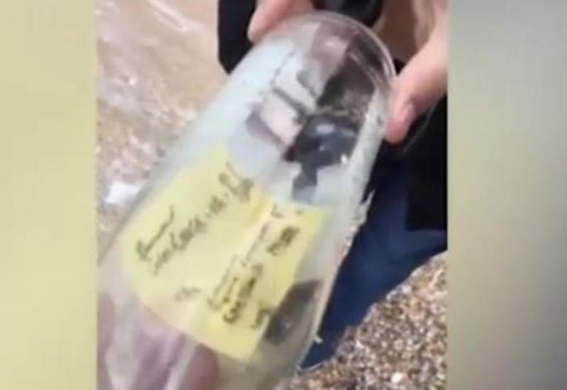 На берегу Азовского моря нашли бутылку с пронзительным посланием