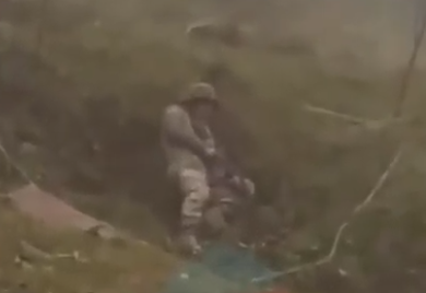 Вот как отреагировал армянский солдат на азербайджанских военных