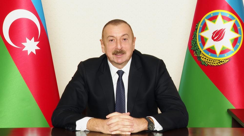 Президент Ильхам Алиев обратился к азербайджанскому народу