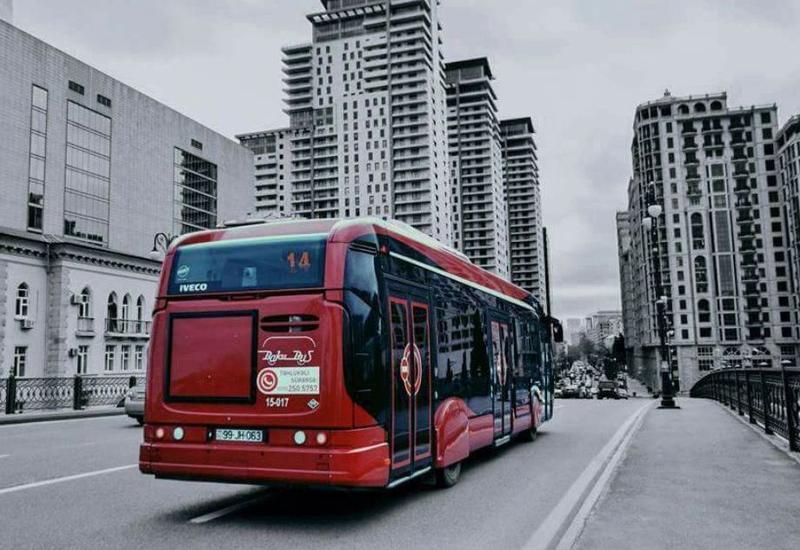 Бакинские маршрутные автобусы не будут работать по выходным