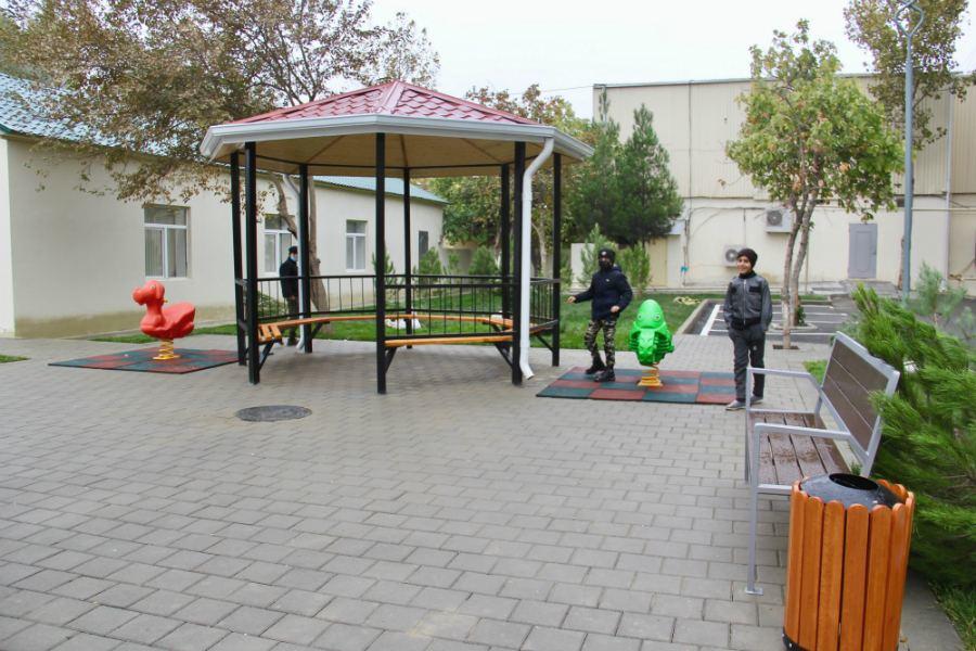 В рамках проекта «Наш двор» благоустроены первые за пределами Баку дворы
