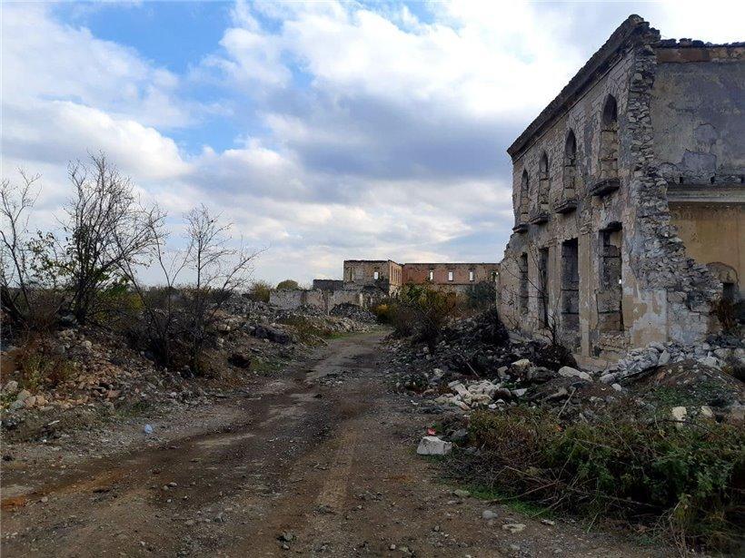 Разрушенные армянскими вандалами улицы Агдама
