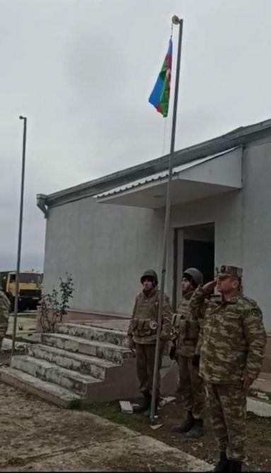 Азербайджанский флаг поднят в селе Шелли Агдамского района