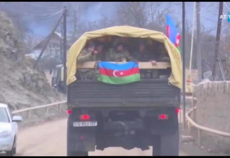 Вот как азербайджанская армия входила в Кельбаджар
