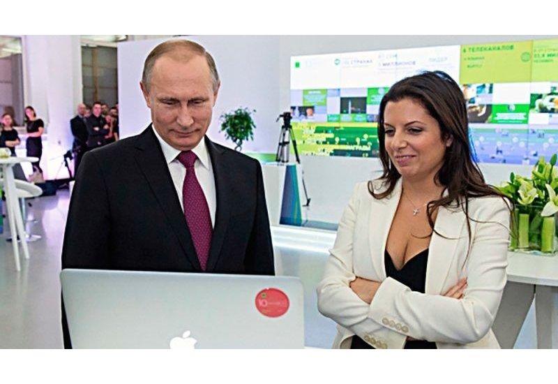 Маргарита Симоньян развернула информационную кампанию против Владимира Путина