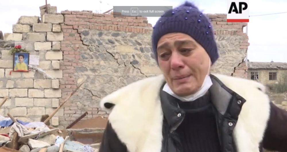 Ужасные последствия ракетной атаки на Гянджу со стороны Армении