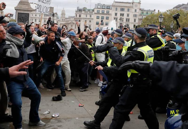 Акции протеста в Лондоне