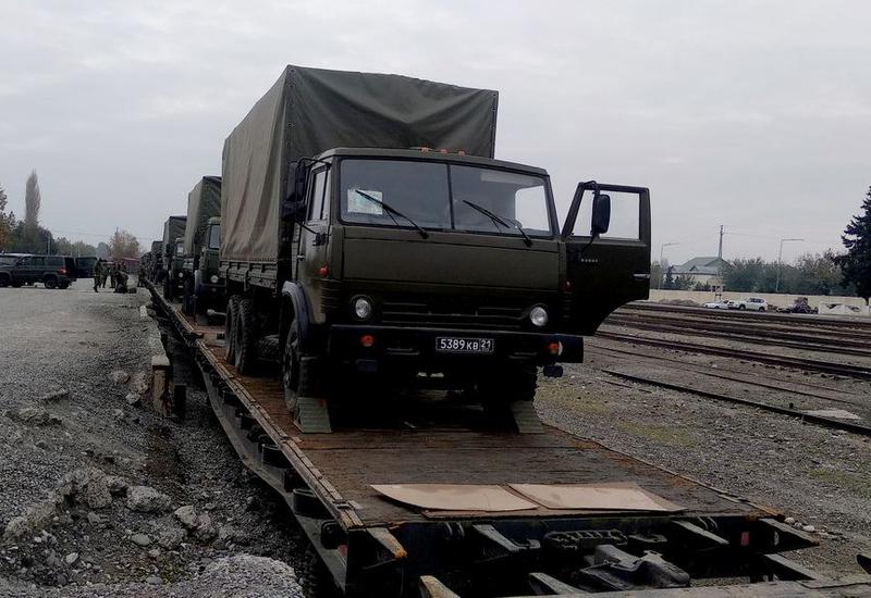 Транспортировка грузов для российских миротворцев через Азербайджан