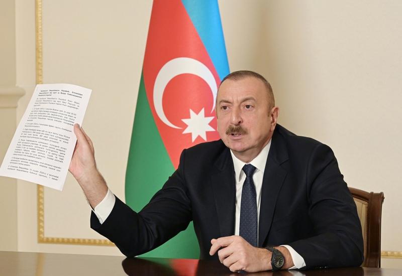 Президент Ильхам Алиев: Лачинский коридор проходит через город Лачин. Мы предложили построить новый коридор