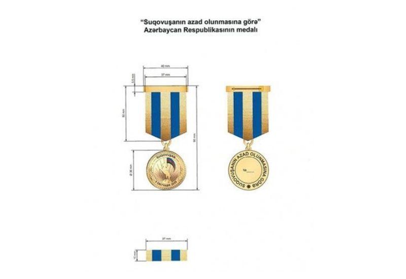 Утверждено Положение о медали Азербайджана "За освобождение Суговушана"