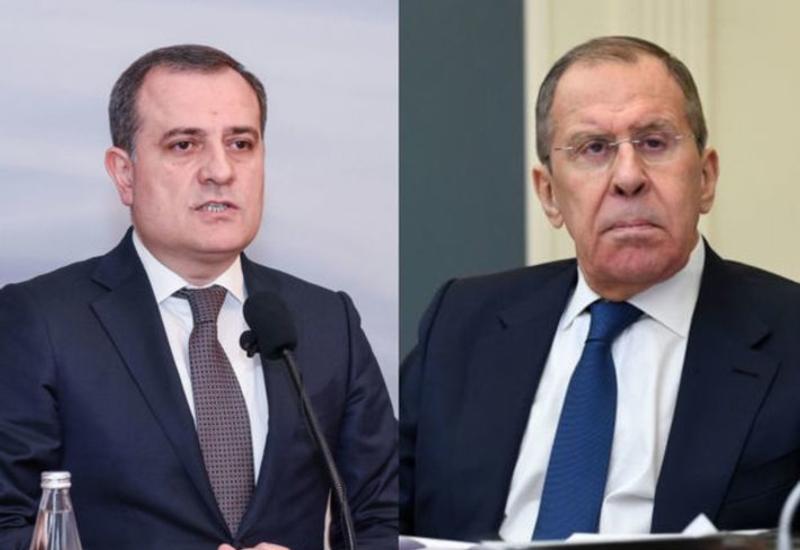 Джейхун Байрамов и Сергей Лавров обсудили ход выполнения заявления по Карабаху