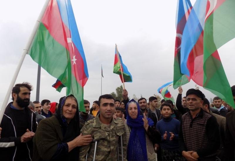 Как в Азербайджане встречают своих героев