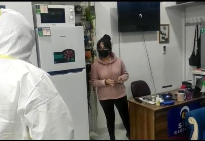 В Баку зараженная коронавирусом женщина работала в нарушение карантина