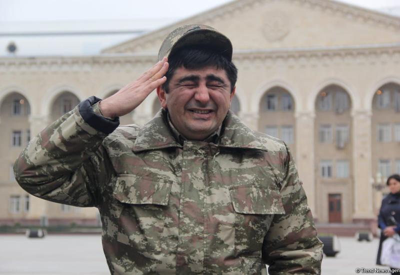 Трогательные кадры участника Карабахской войны растрогали соцсети