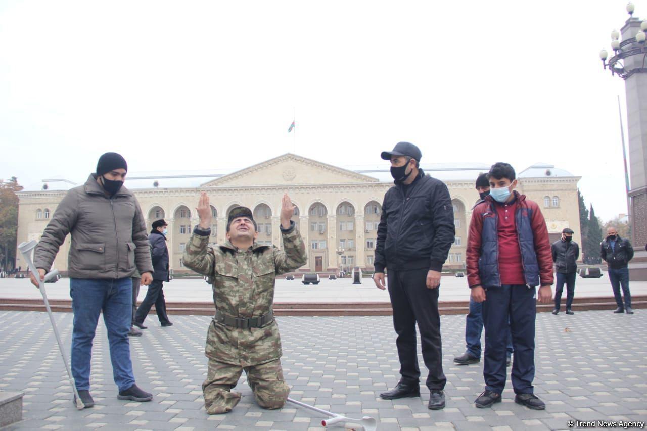 Жители Гянджи почтили светлую память шехидов Отечественной войны