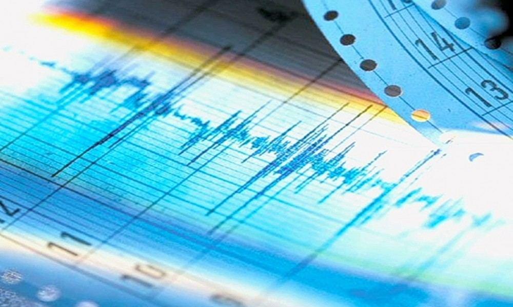 Момент сильного землетрясения в Азербайджане