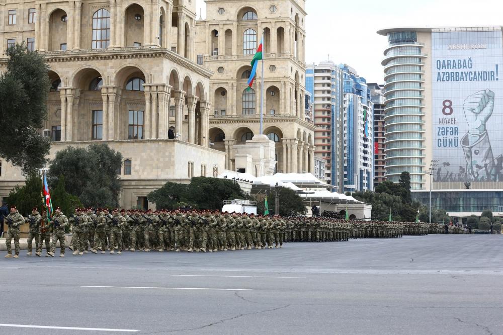 В Баку прошел Парад Победы с участием Президентов Ильхама Алиева и Реджепа Тайипа Эрдогана