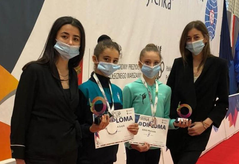 Азербайджанские гимнастки завоевали в Польше "серебро" и "бронзу"