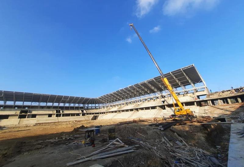 Завершается строительство стадиона в Сумгайыте